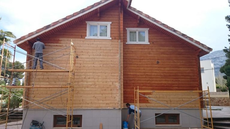mantenimiento casa de madera