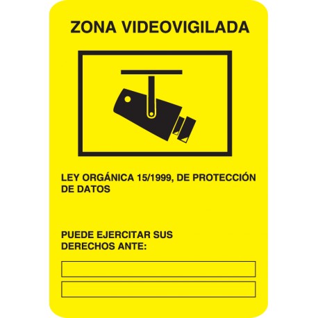 placa videovigilancia