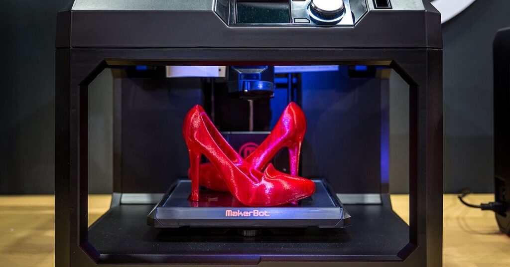impresora 3D zapatos